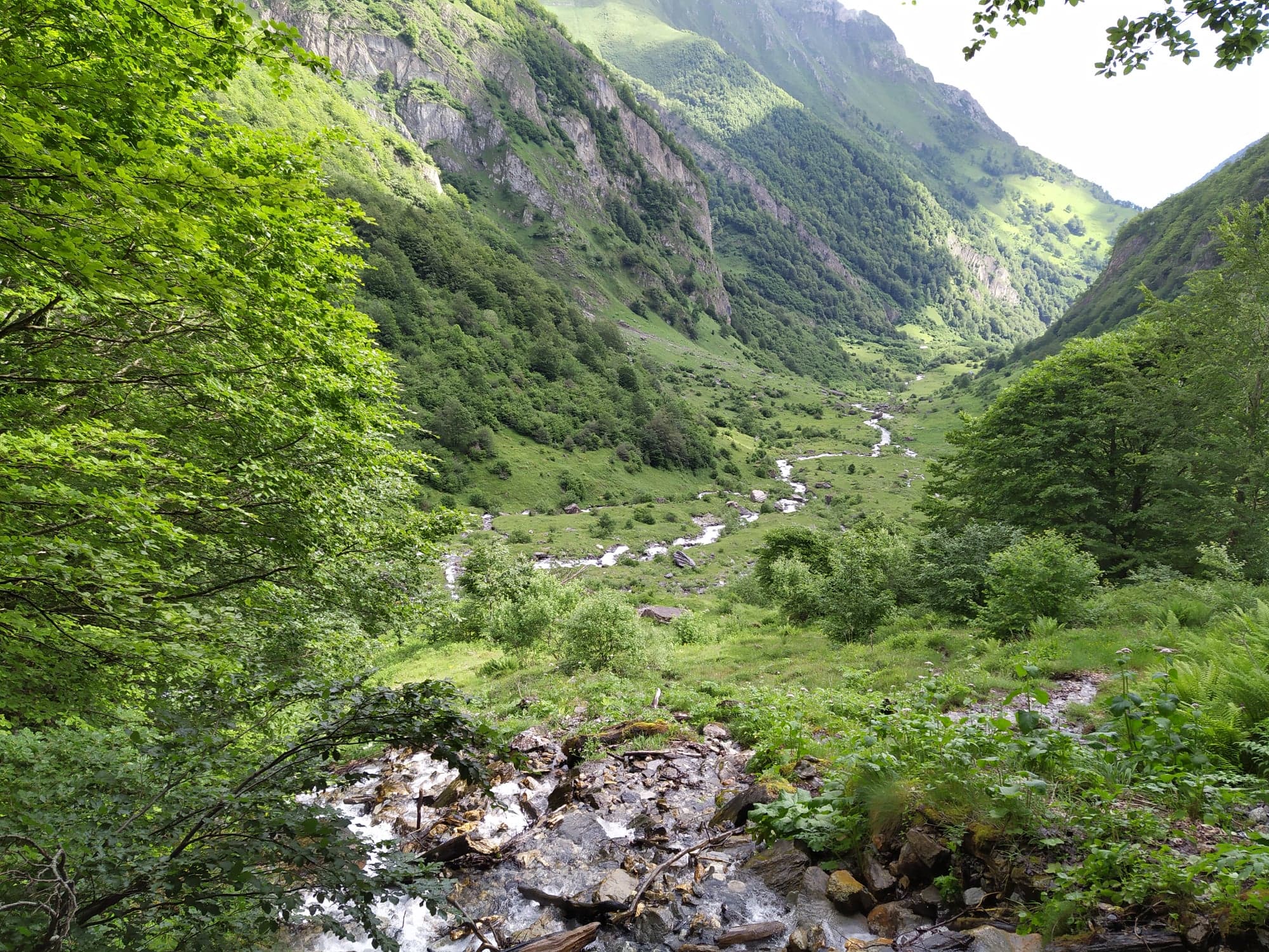séjour jeûne 2006 depuis la cascade haute