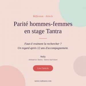 parité hommes femmes en stage tantra