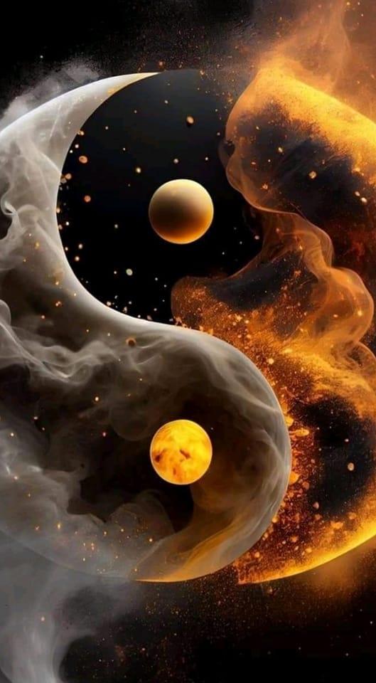 tao yin yang ciel étoile espace mmm